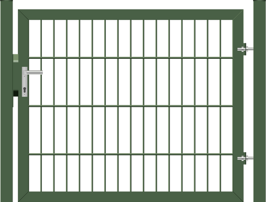 Gartentor Classic (leicht) einflügelig - Moosgrün