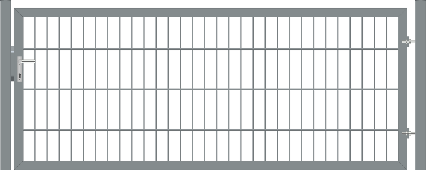 Gartentor Premium (schwer) einflügelig - Feuerverzinkt